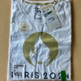 T-shirt blanc - grandeur Large Homme - J.O 2024 Officiel item