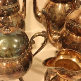 Vintage Silver-plated Tea Set item