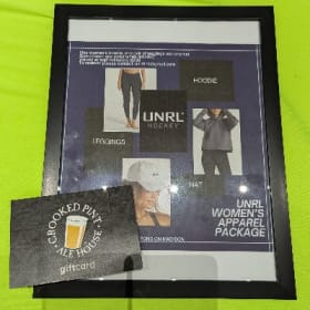 #25 - Women's UNRL Apparel Package + $100 Crooked Pint Gift item