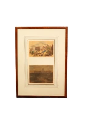 Framed Artwork of Washington D.C. from Theo R. Davis item