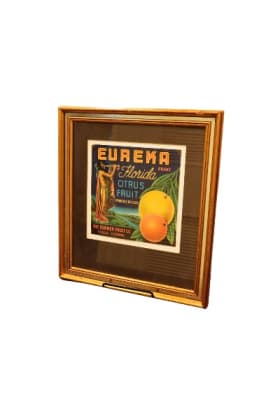 Framed Orange Crate Labels (Eureka) item