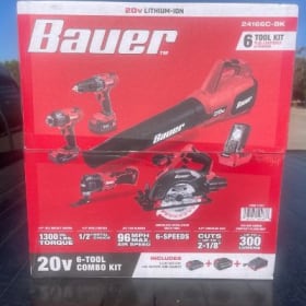Bauer 6 Piece 20v Tool Kit item