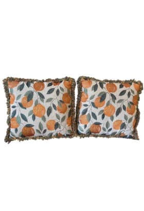 Custom Orange Pillows by Allen Holmes item