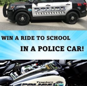 5 Raffle Tickets Police Ride to School item