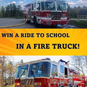 1 Raffle Ticket Fire Truck Ride to school item
