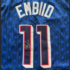 Joel Embiid Autographed Team USA Jersey item