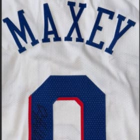 Tyrese Maxey Autographed Sixers Jersey item