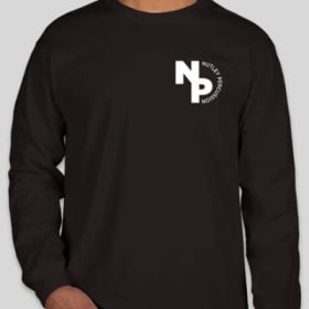 Nutley Percussion - Long Sleeve T-Shirt (Sm Logo) - Black item