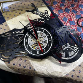 Bike Shaped Clock item