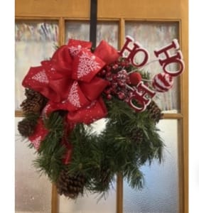 Christmas Wreath #1 - Ho Ho Ho item