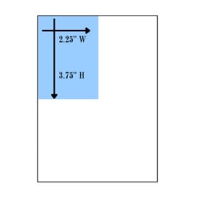 ¼ Page Color Ad  (3.75”H x 2.25”w) item