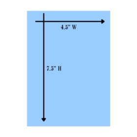 Full Page Color Ad  (7.5”H x 4.5”w) item