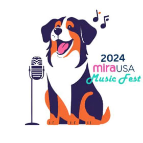 2024 Mira Music Fest Singing Dog Sticker item