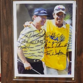 Signed Framed Picture of Tom Watson (1 of 2) item