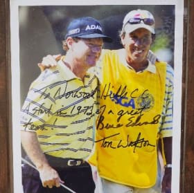 Signed Framed Picture of Tom Watson (2 of 2) item
