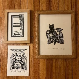 Custom Lino Block Printos item