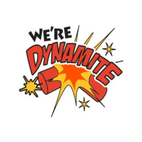 Design #12 We're Dynamite Temporary Tattoo item