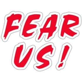 Design #6 Fear Us Temporary Tattoo item