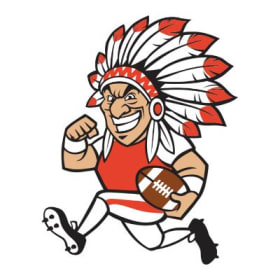 Design #13 Running Redskin Football Temporary Tattoo item