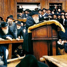 Marc Asnin Original Signed Print: "Rebbe" item