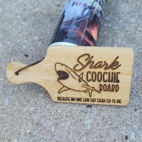 Spooky Tumbler + Shark Coochie Board item