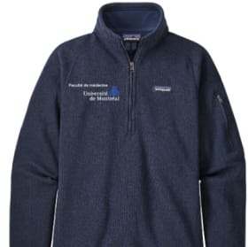 1/4 zip marine item