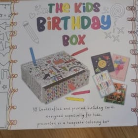 Box of 30 birthday cards item