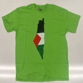 Palestine Flag (Lime) Adult M item
