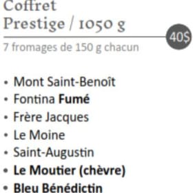 PRESTIGE CHEESE GIFT BOX item
