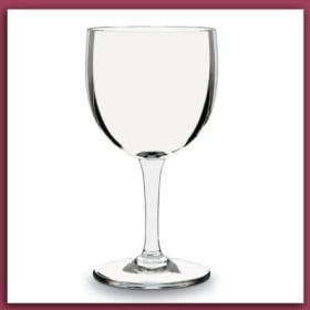 110: Crystal Wine Glasses + Silverplated Tray ($925 VALUE) item