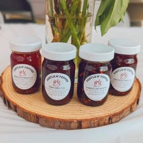 4 Mini Sets of Chili Pepper Oil from Pestle N' Pepper item