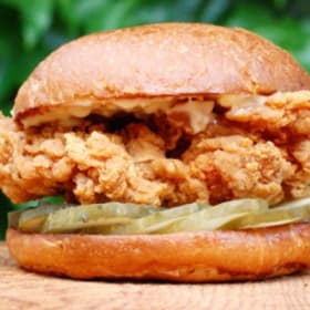 December 5 Hot Meal (Chicken Sandwich) item