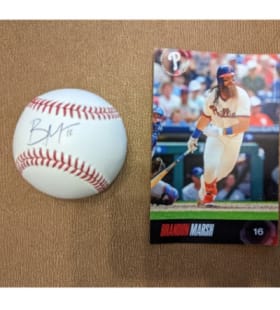 Phillies Baseball  - Signed by Brandon Marsh ($140 value) item
