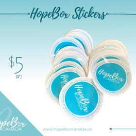 Hope Box Stickers (3" Round) item