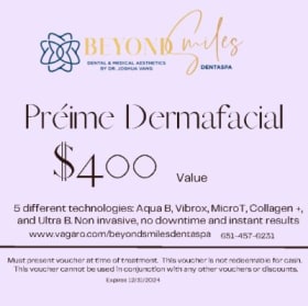 Preime Dermafacial from Beyond Smiles DentaSpa item