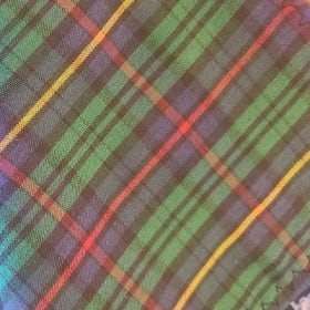 Set of 10 Reversible Placemats (Blue rose/Green plaid) item