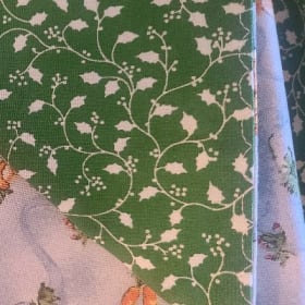 Set of 5 Reversible Placemats (Peter Rabbit/Green floral) item