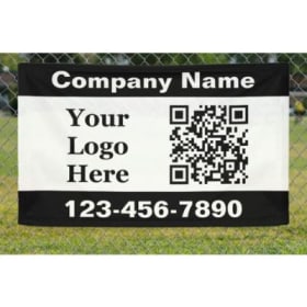 Gold Banner + Design: 2 x 3ft item