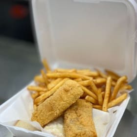 Fish and Fries with soda/water item
