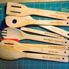 Handmade wooden spoons item