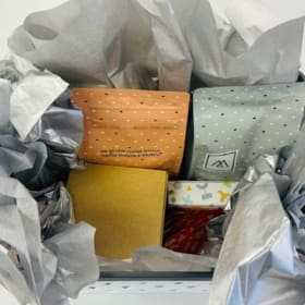 Monogram Coffee gift basket item