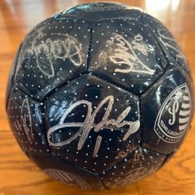 Team Signed Sporting KC soccer ball item