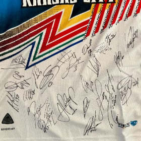 Team Signed Sporting KC throwback Wizards Jersey item