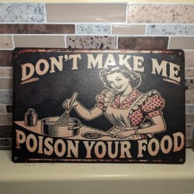 Vintage kitchen sign item