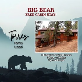 Big Bear Getaway Vacation 3 days/2 nights up to 8 people item