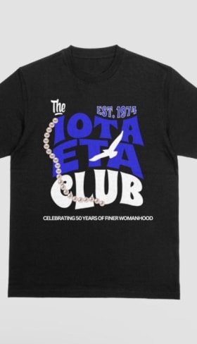 Iota Eta Pearls T-shirt - XL item