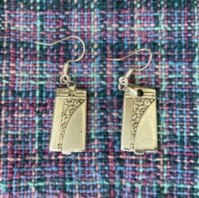 Silverplated Repurposed Tableware Earrings (set 2) item