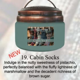 Cabin Socks Jar Candle item