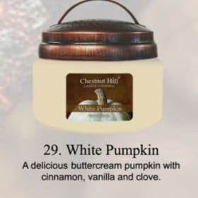 White Pumpkin Jar Candle item