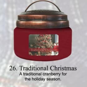 Traditional Christmas Jar Candle item